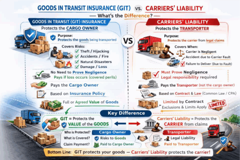 GIT vs Carrier Liability